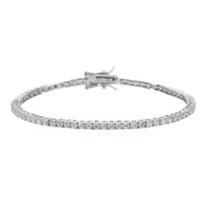 צמיד טניס כסף