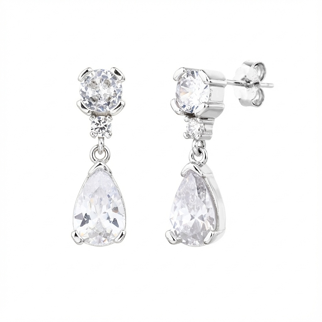 עגיל אבנים משובץ – תמונה 2