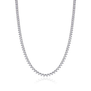 שרשרת טניס שפיצים  -40cm-3mm