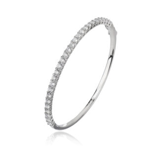 צמיד טניס קשיח כסף