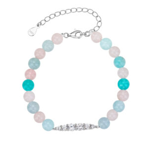 צמיד חרוזים פסטל