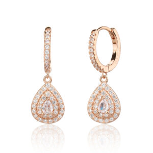 עגיל טיפה רוז