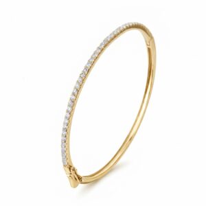 צמיד טניס זהב קשיח